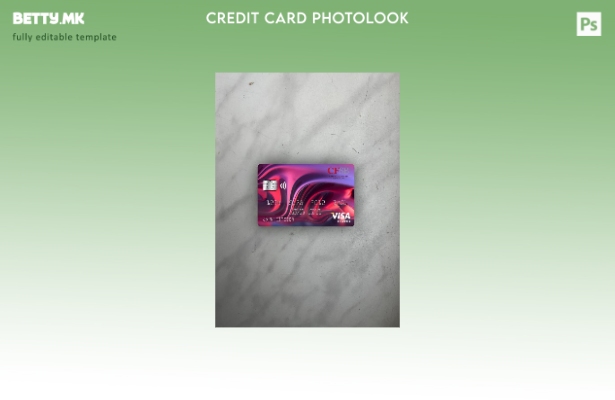 модерен стил САД Њујорк CFSB банка виза класична картичка photolook пред шаблон